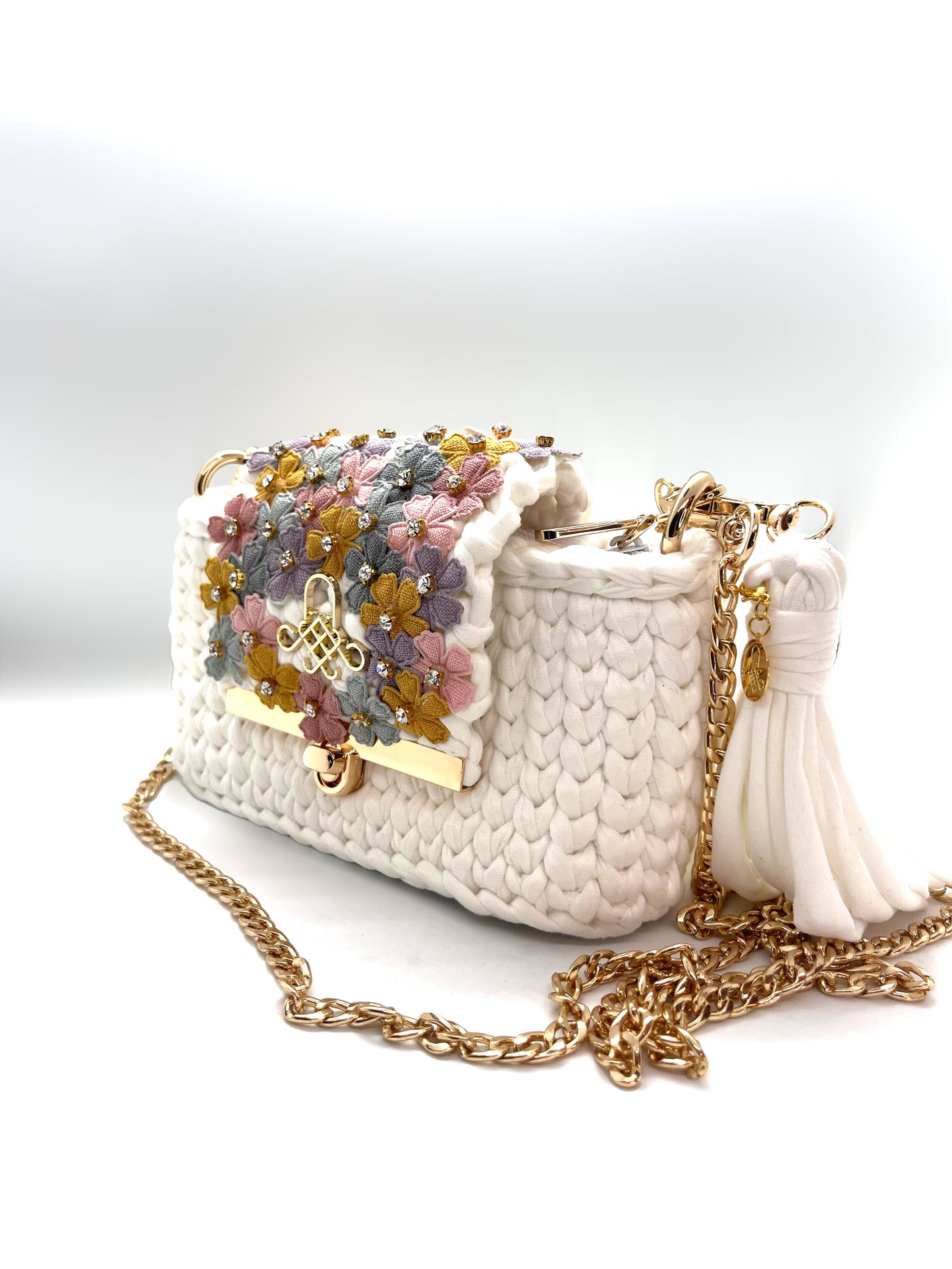 WHITE LOTUS MINI BAG