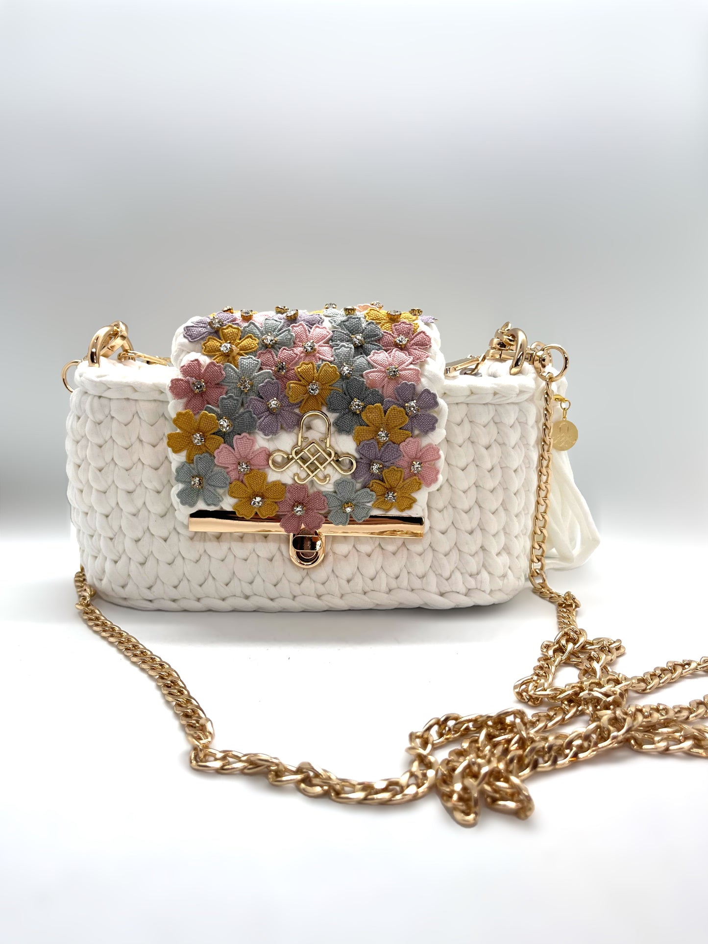 WHITE LOTUS MINI BAG