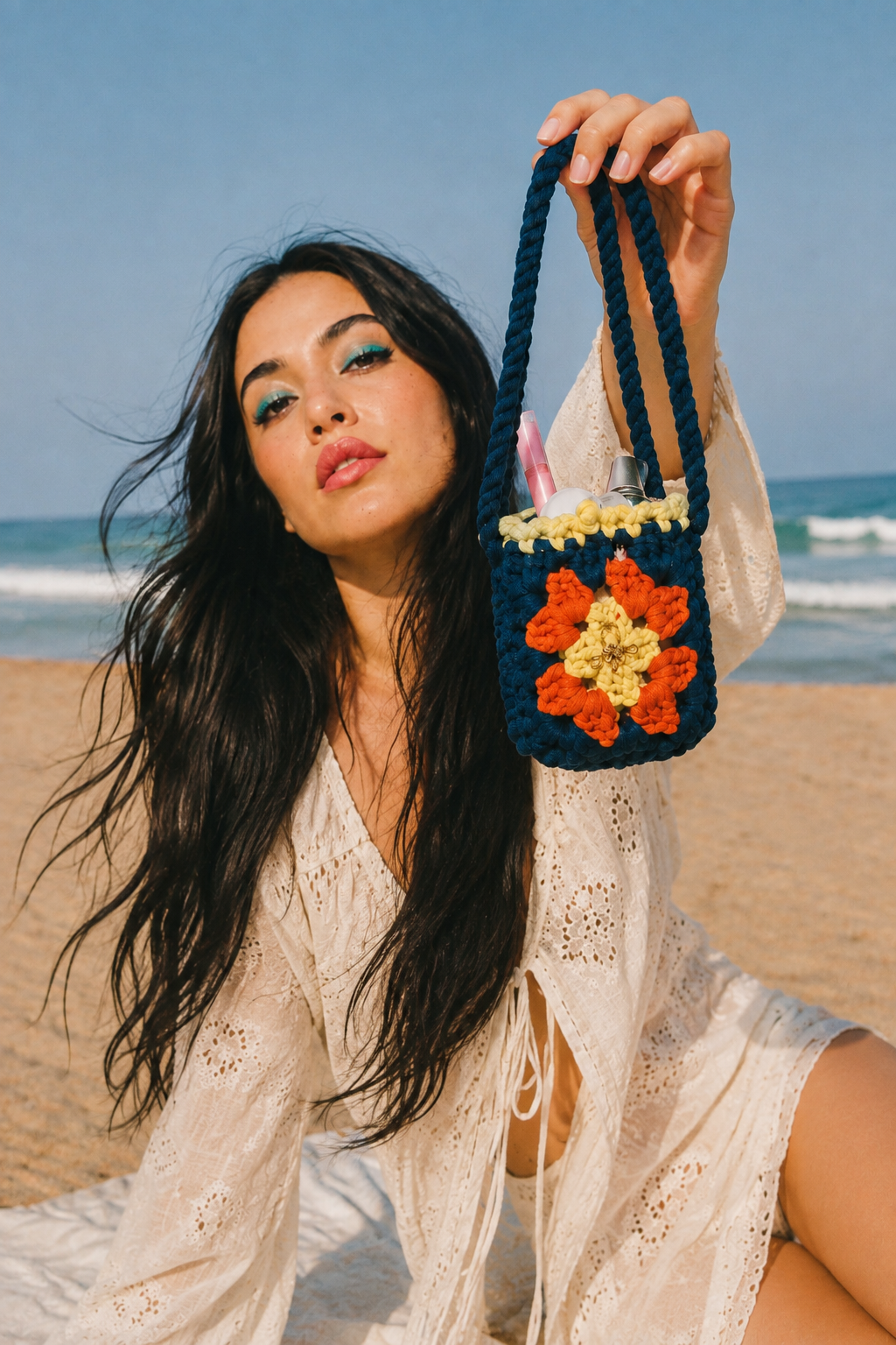 GRANNY SQUARE MINI BAG