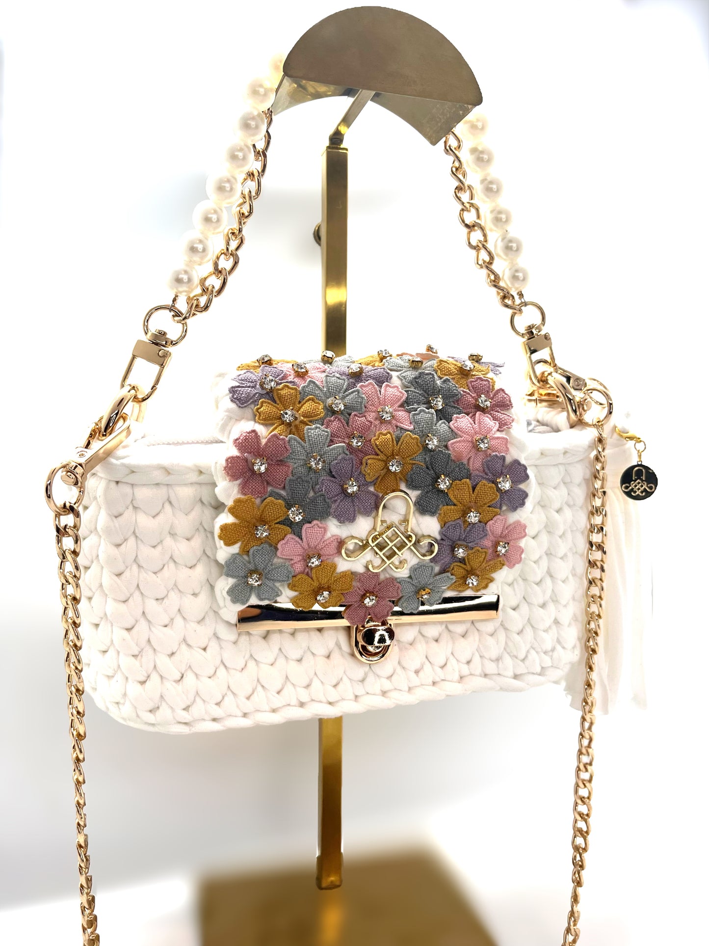 WHITE LOTUS MINI BAG