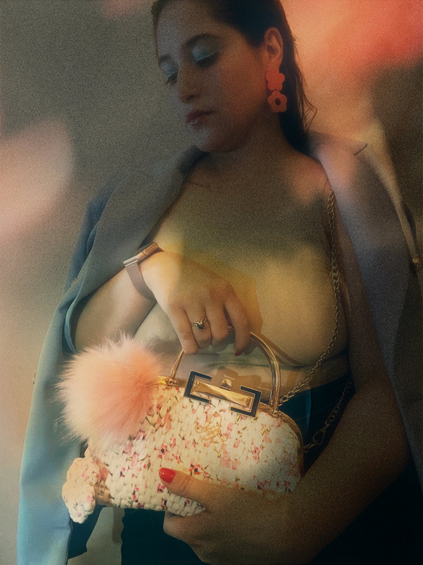 CHERRY BLOSSOM CLUTCH