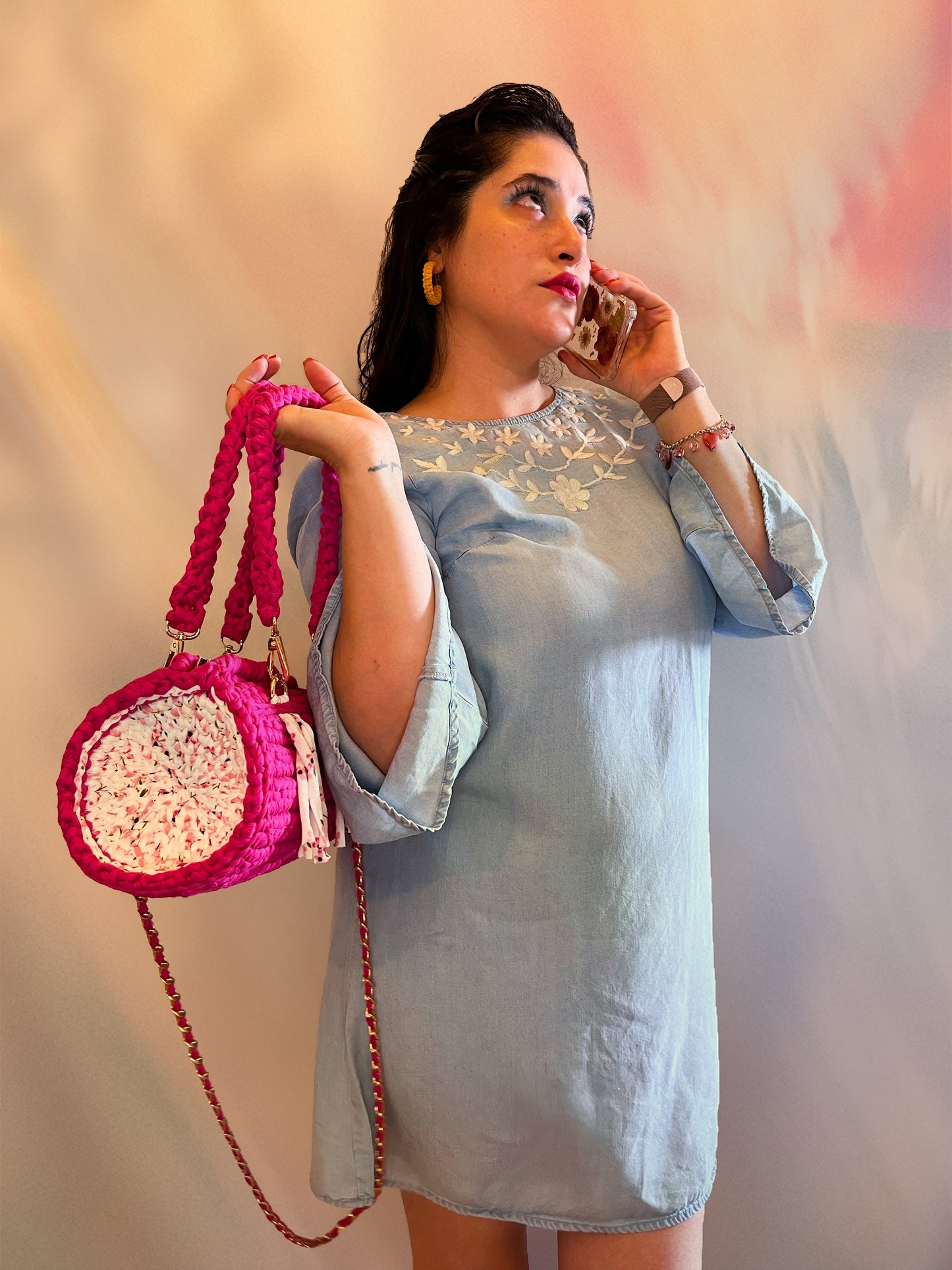 ZINNIA BARREL BAG